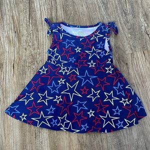 Red White and Blue Baby Girl Dress Size 12M